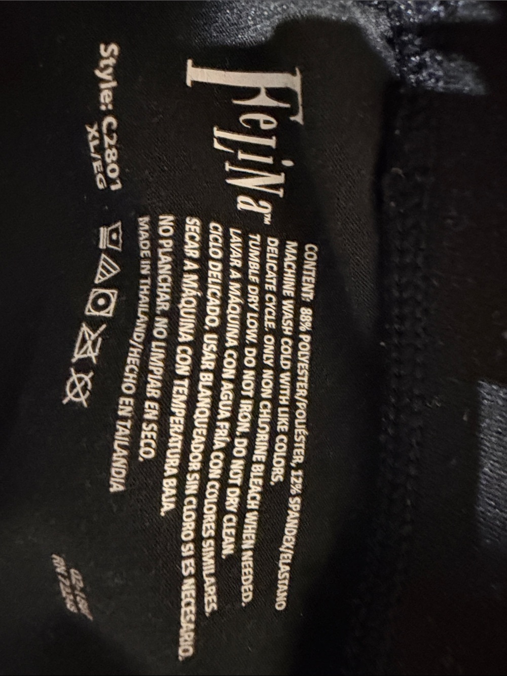 Felina Black Leggings - Solid Black